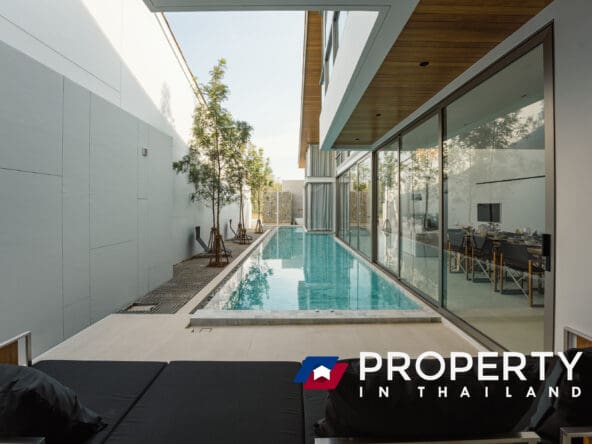 [ Property in thailand ] For sale in Trinity village -house (pool)
