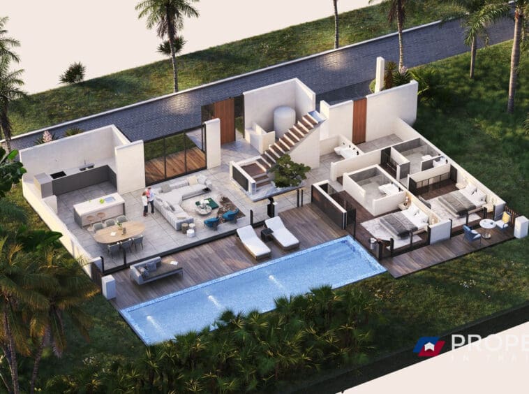 Ayana Luxury Villas For sale in thailand Phuket (Building Top view)