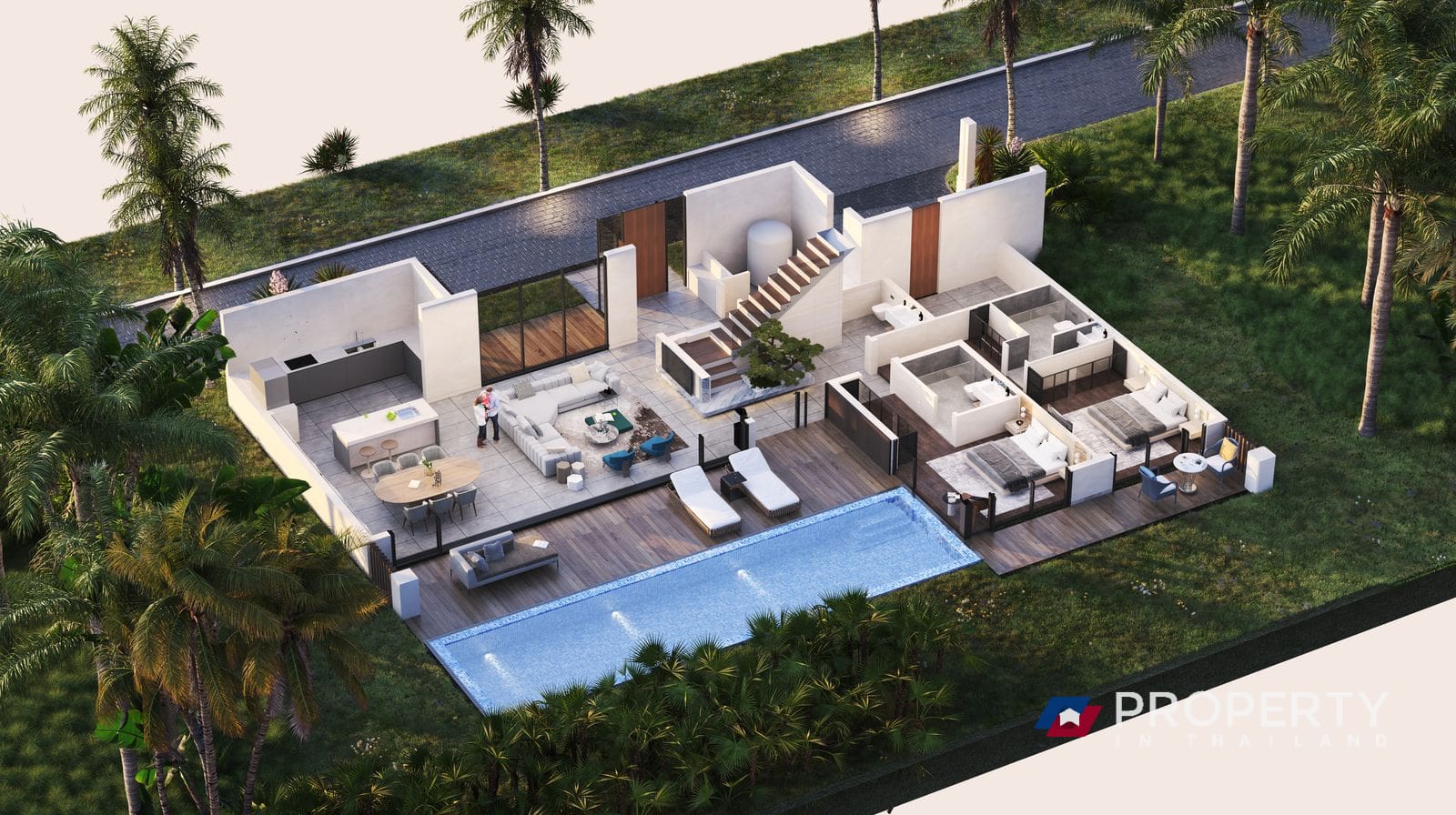 Ayana Luxury Villas For sale in thailand Phuket (Building Top view)