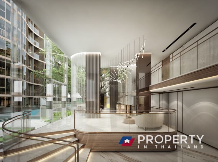 Fynn Asoke Condo for sale in thailand Bangkok Lobby B Double-volume