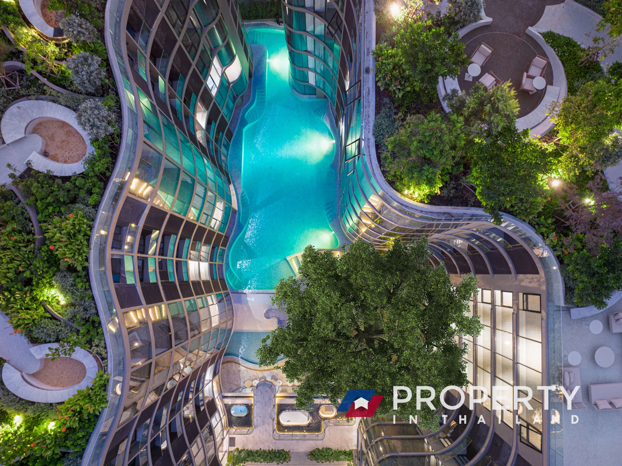 Thailand condo for sale in Fynn Asoke bangkok (Night Sky Garden)