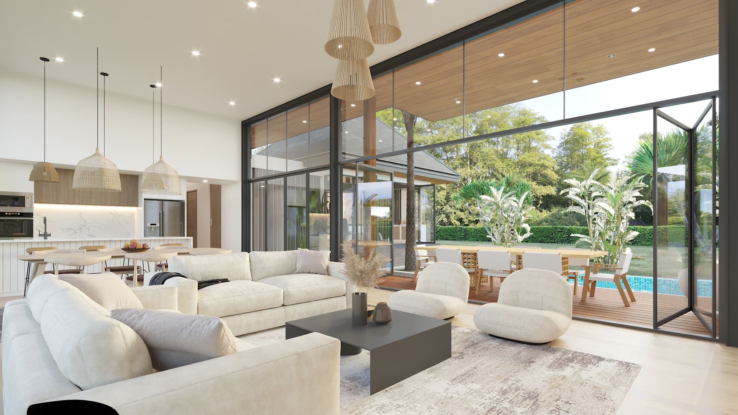 Villa Suksan - living room concept