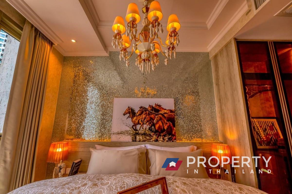 Condo for sale in thailand-Pattaya-Ceiling-with-bed Riviera Monaco