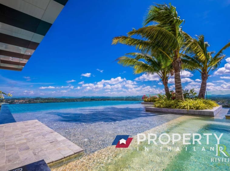 Pattaya Property for sale in Riviera Monaco Thailand (Sea view with coconut tree)