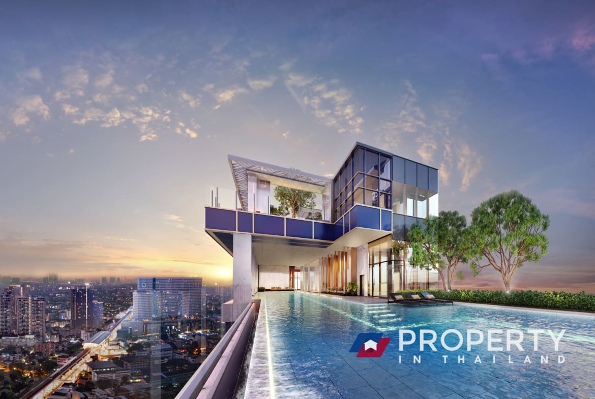 Condo in Life Phahon-Ladprao for sale POOL VIEW