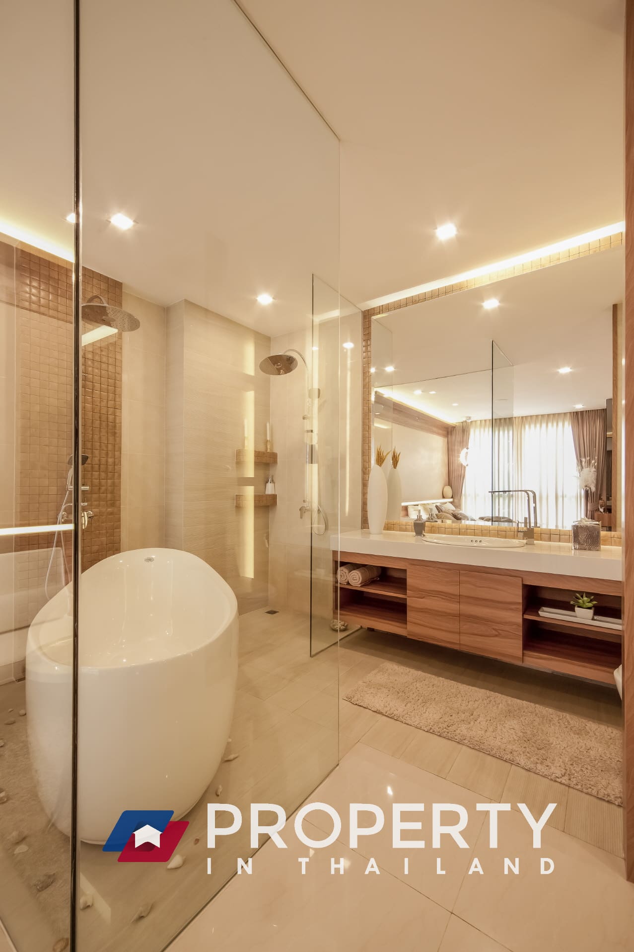 Property in thailand 2 bedroom city garden tower bathroom