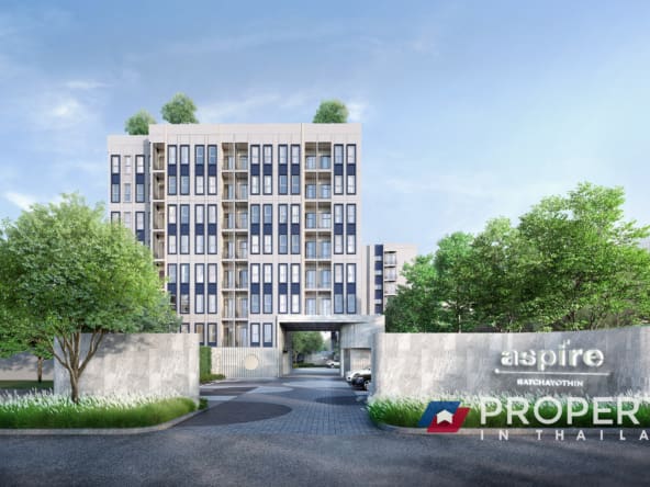 Aspire Ratchayothin Condo for sale in thailand Bangkok Entrance