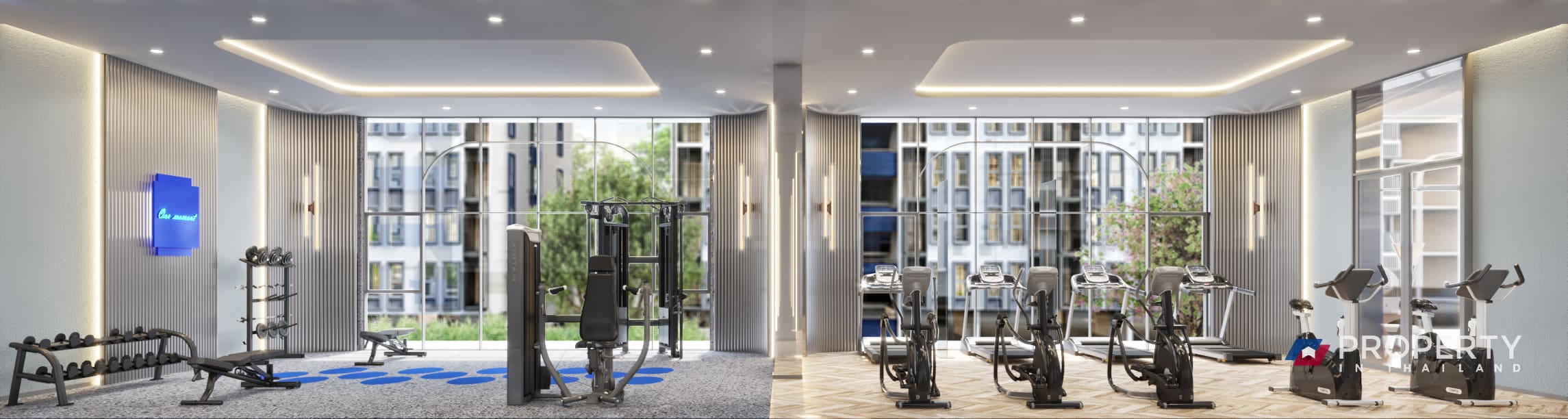 Bangkok property for sale in thailand Aspire Ratchayothin The Gym