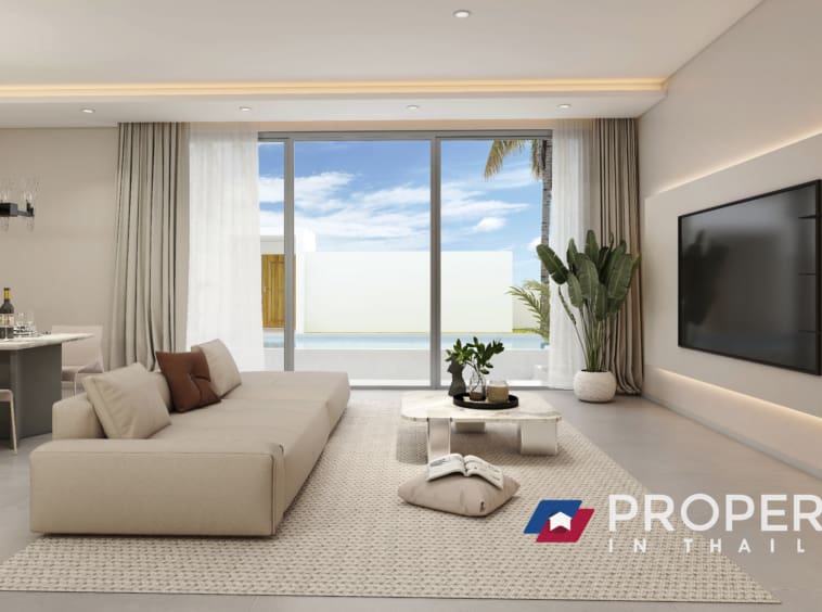 Thailand Property for sale in Phuket Clover Residence Livingroom