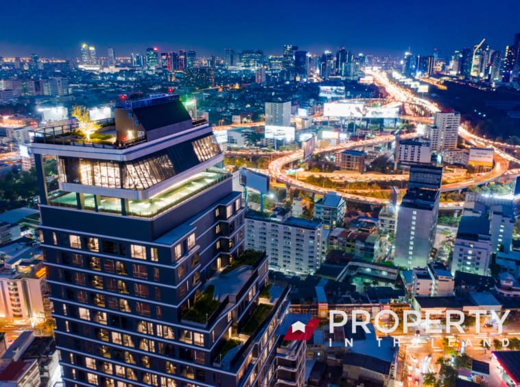 Thailand Property for sale in bangkok Building Night View