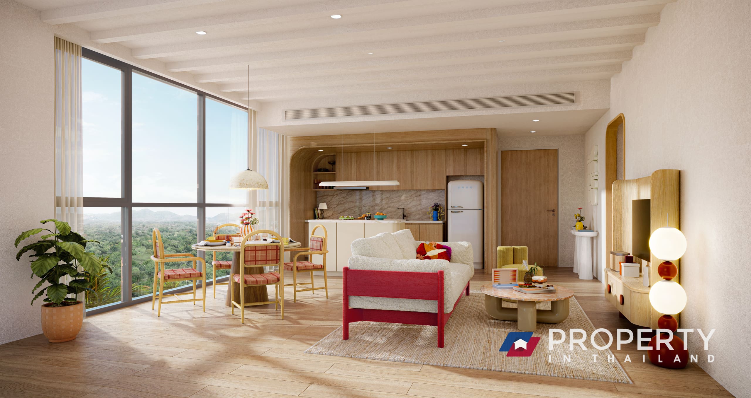 The Standard Residences Hua Hin Property INT MOCKUP LIVINGROOM OP02 FINAL