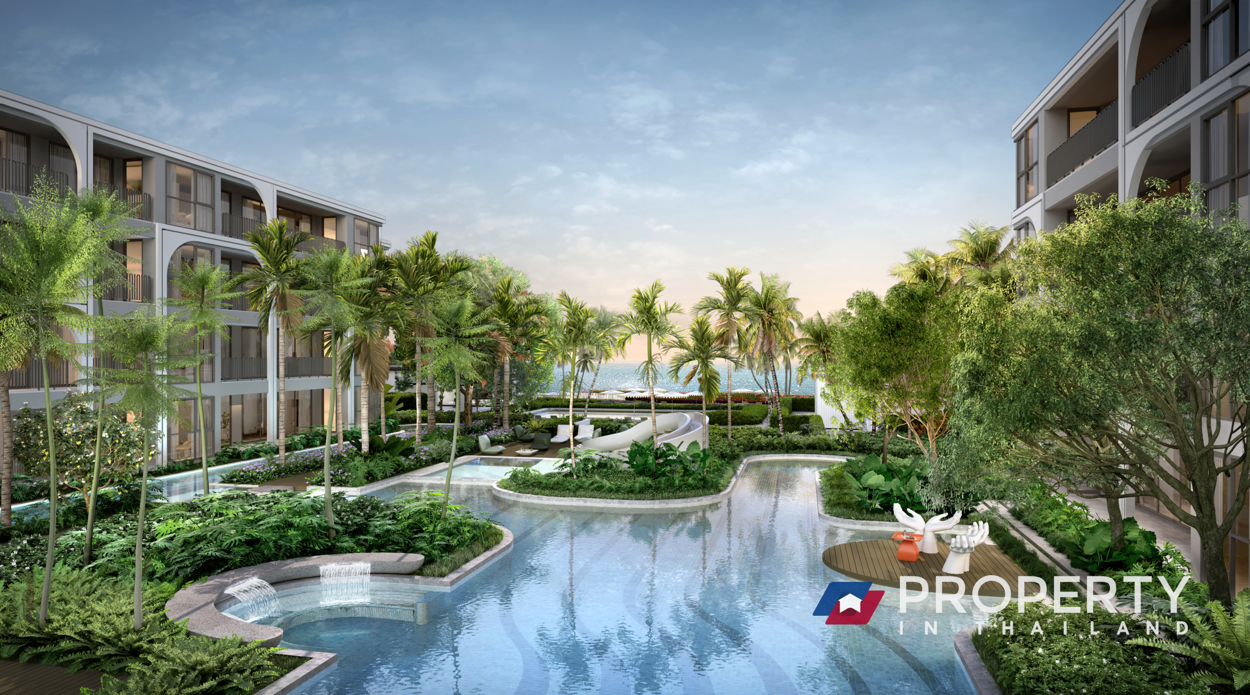 The Standard Residences Hua Hin Property for sale in thailand Beach Pool