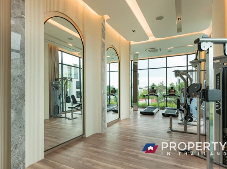 Townhome property In thailand Bangkok DEMI SATHU 49 GYM fitness center